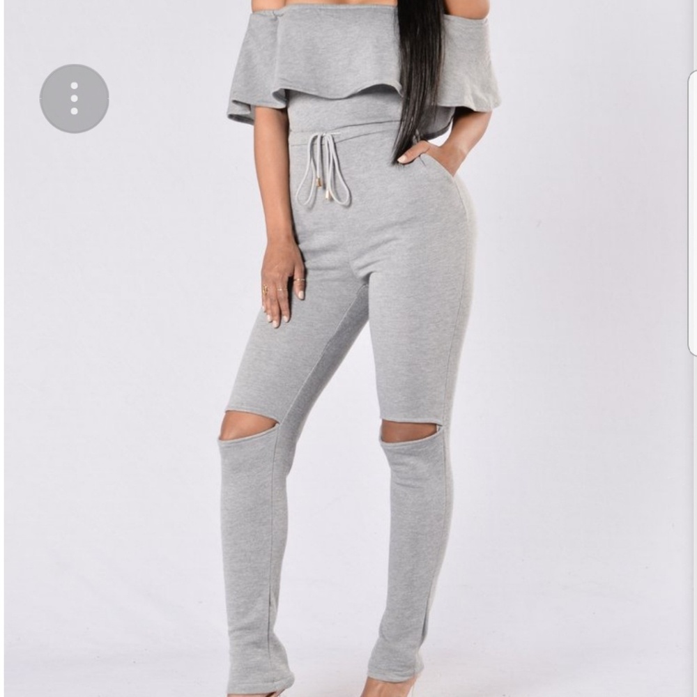 Grey jumpsuit